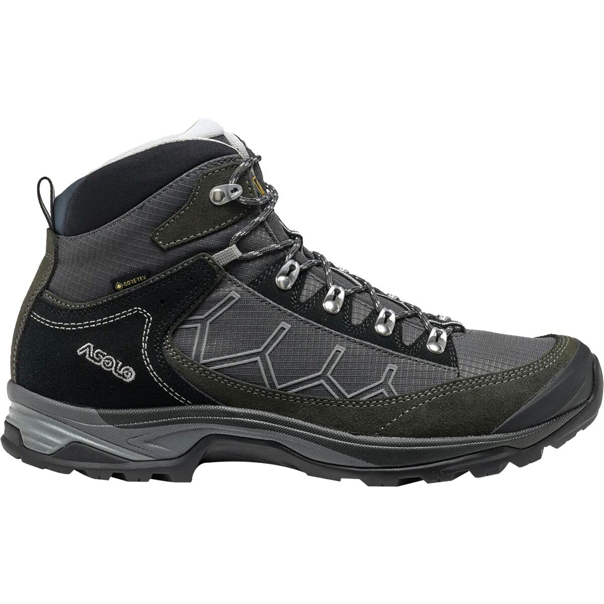 Asolo Men's Falcon GV Hiking Boot Light Black/Graphite 12