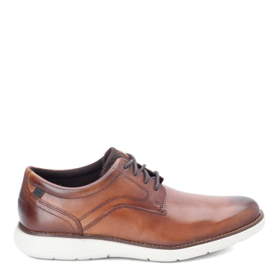 Rockport Men's Garett Plain Toe Oxford 11 Wide Cognac