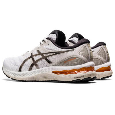 ASICS Men's Gel-Nimbus 23 Running Shoes, 11.5, White/Oyster Grey