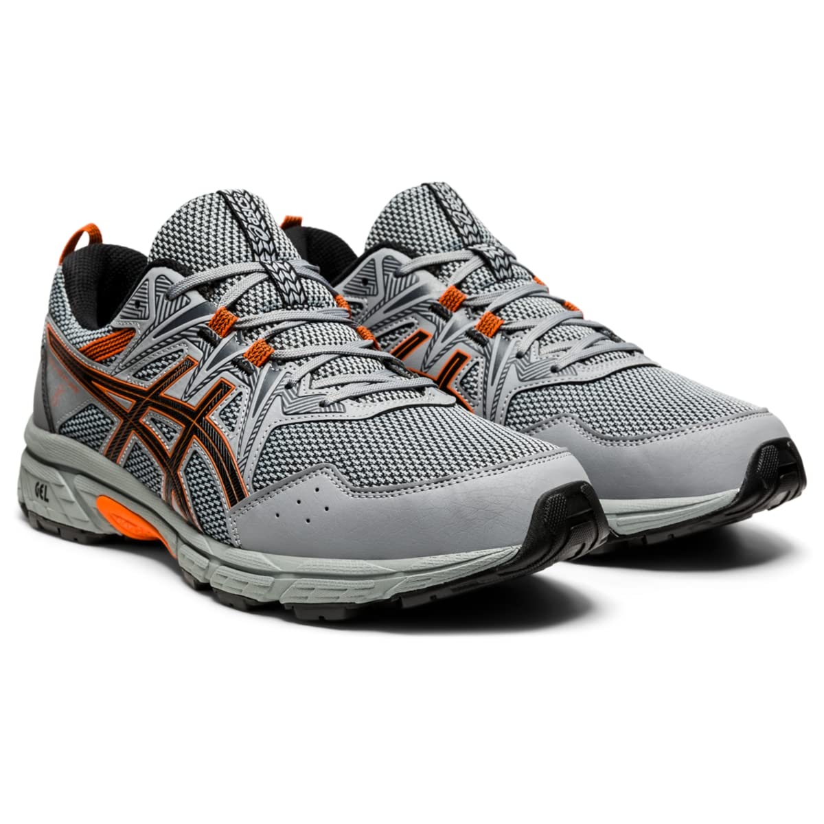 ASICS Men's Gel-Venture 8 Running Shoes, 7, Sheet Rock/Habanero