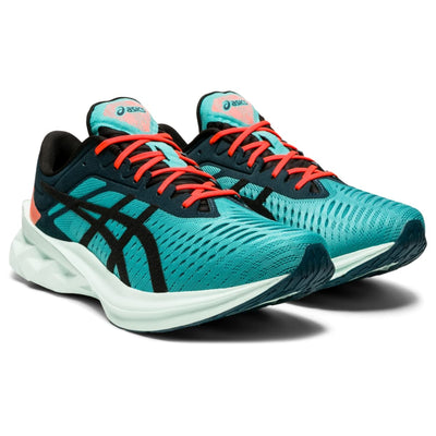 ASICS Men's NOVABLAST Sportstyle Running Shoes, 9, Techno Cyan/Black