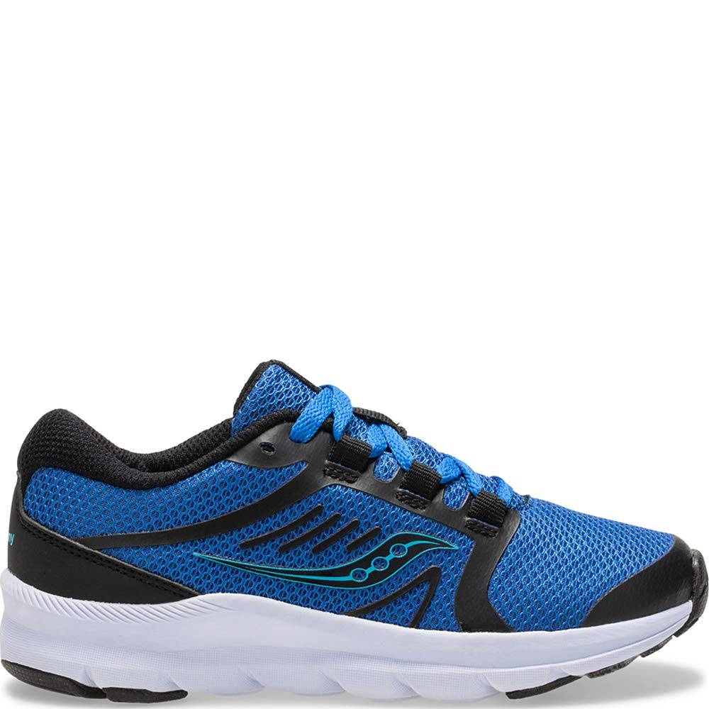 Saucony Kids Boy's Inferno Lite (Little Kid/Big Kid) Black/Blue 11.5 Little Kid