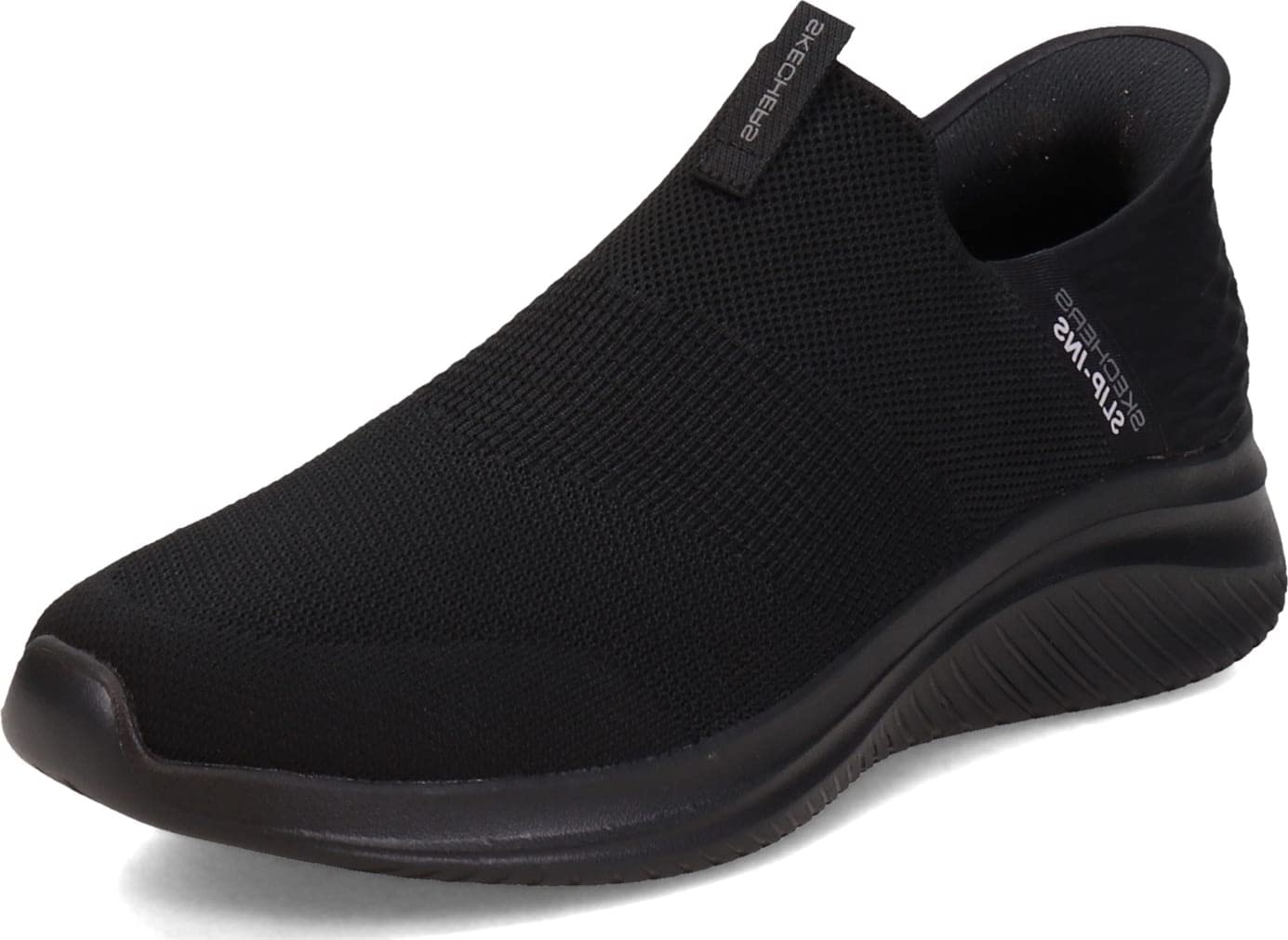 Skechers Men's Ultra Flex 3.0 Smooth Step Hands Free Slip-ins Sneaker, Black, 9.5