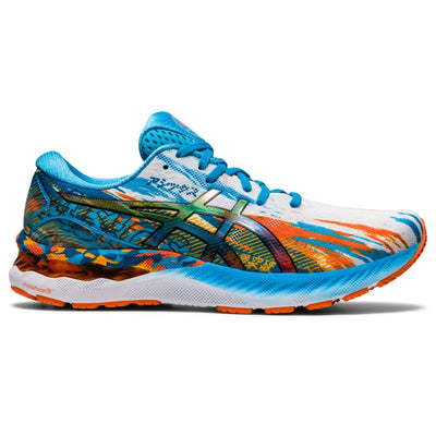 ASICS Gel-Nimbus® 23 Silver Aqua/Marigold Orange 8.5 D (M)