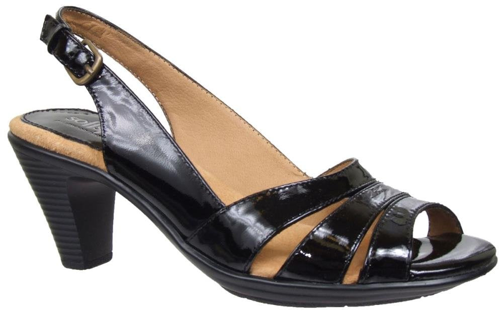 Comfortiva Women's Neima-Soft Spots, Black Patent, 5.5 M US