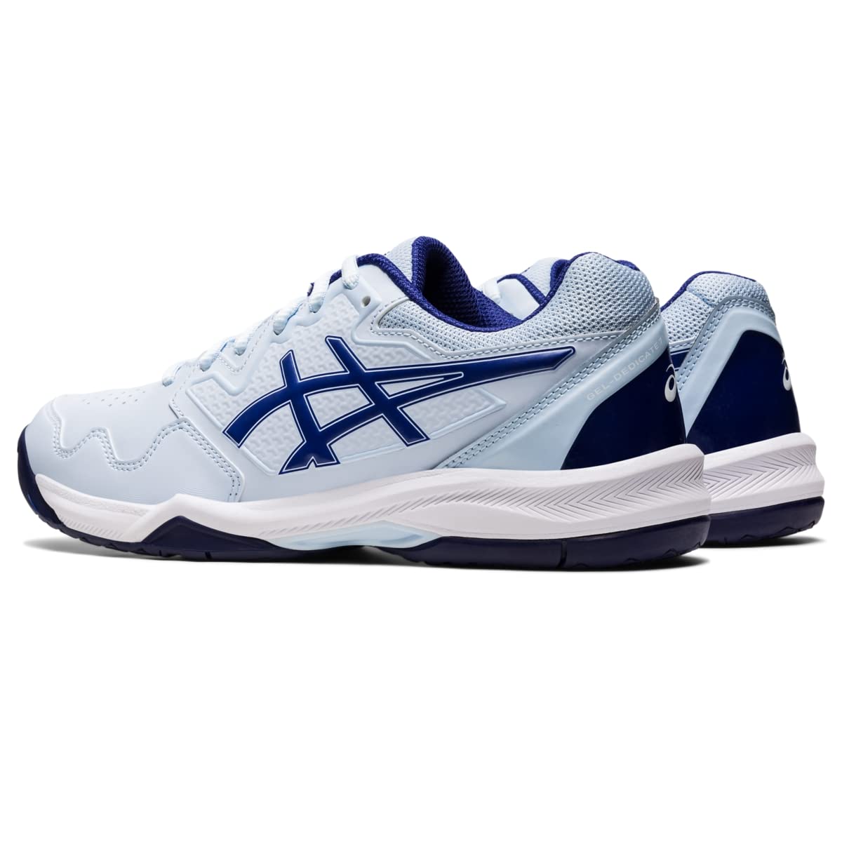 ASICS Women's Gel-Dedicate 7 Tennis Shoes 8.5 Soft Sky/Dive Blue