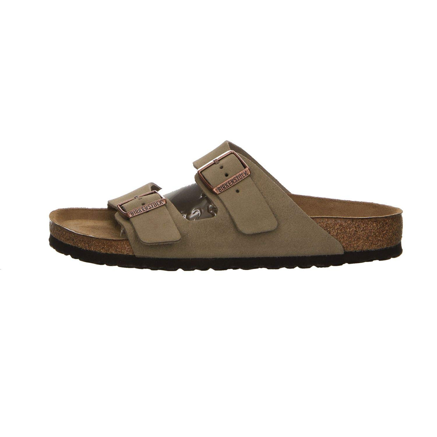 Birkenstock Men's Arizona Soft Footbed Open Toe Sandals, Beige Taupe Taupe, 11.5