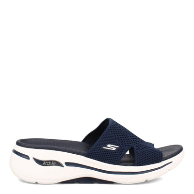 Skechers On The Go Go Walk Arch FitWorthy Womens Sandal 6 Navy