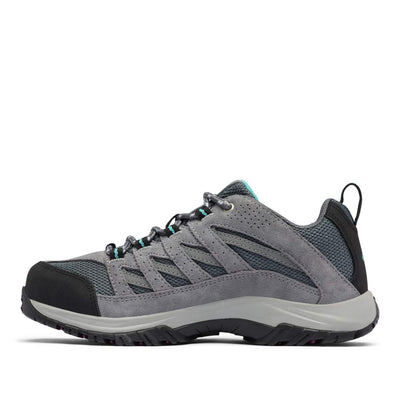 Columbia Women's Crestwood Waterproof Hiking Shoe 9.5 Graphite, Pacific Rim