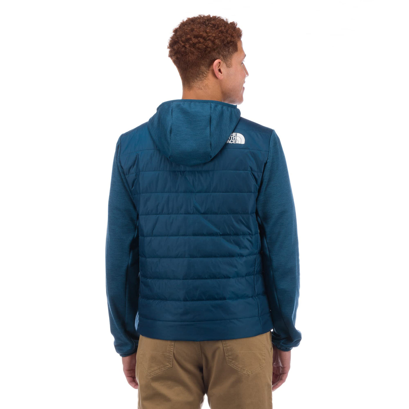 THE NORTH FACE Flare Hybrid Full Zip Mens Fleece Monterey Blue L