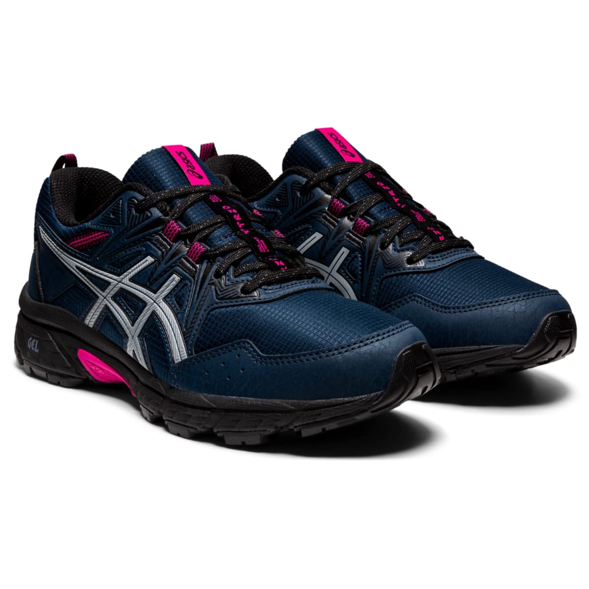 ASICS Women's Gel-Venture 8 All Winter Long Running Shoes, 8, French Blue/Pink Rave