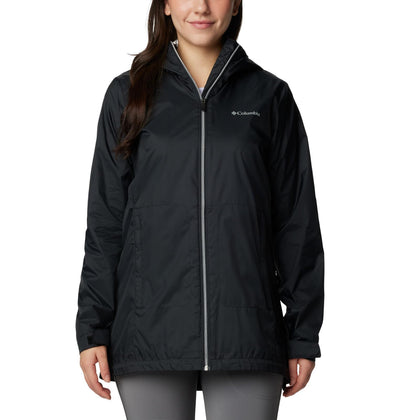 Columbia Women's Switchback Lined Long Jacket, Black, Large