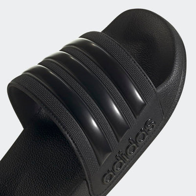 adidas Unisex Shower Slide Sandal, Core Black/Core Black/Core Black, 15 US Men