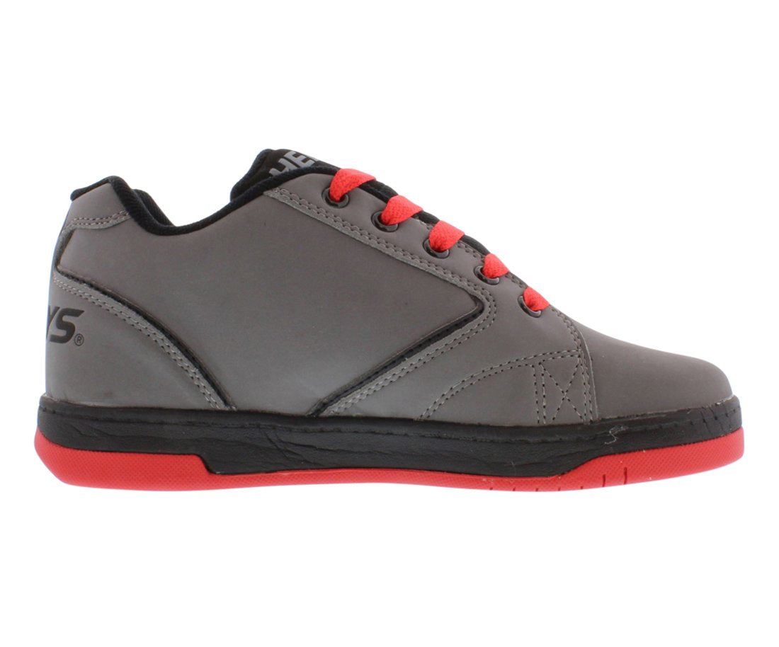 HEELYS Boy's Propel 2.0 (Little Kid/Big Kid) Grey/Red/Black Men's 8 M