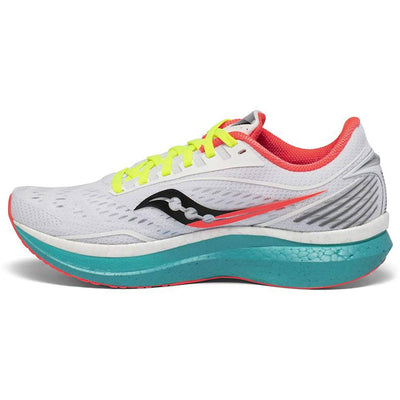 Saucony Women's Endorphin Speed, White/Multi, 11 Medium