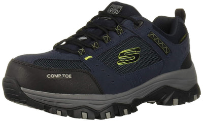 Skechers Men's Greetah Construction Shoe 9.5 Wide Navy