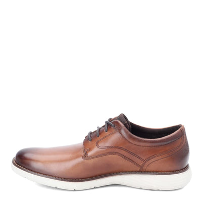 Rockport Men's Garett Plain Toe Oxford 11 Wide Cognac