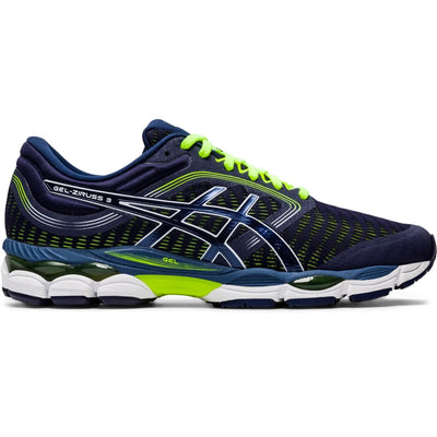 ASICS Men's Gel-Ziruss 3 Running Shoes, 13, Peacoat/Safety Yellow