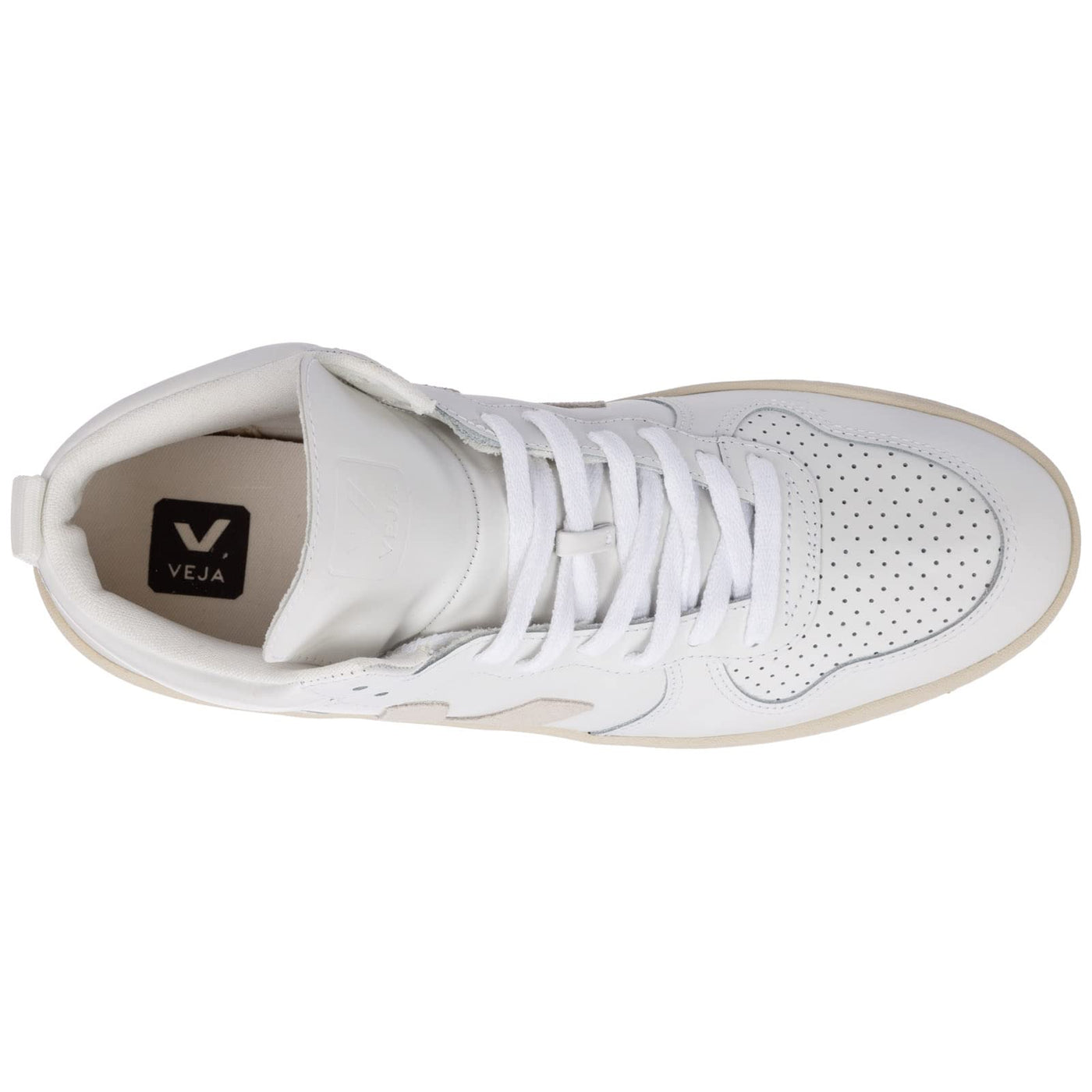 Veja Men's V-15 Sneaker, Extra-White/Natural, 12 Medium US