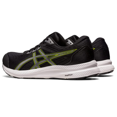 ASICS Men's Gel-Contend 8 Running Shoes, 11, Black/Pure Silver