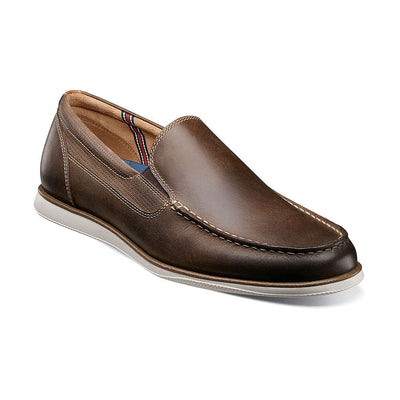 Florsheim Atlantic Moc Toe Venetian Slip-On Men's Slip On 13 2E US Brown