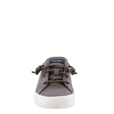 Sperry Women's Crest Vibe Mule Chambray Sneaker 6.5 Grey