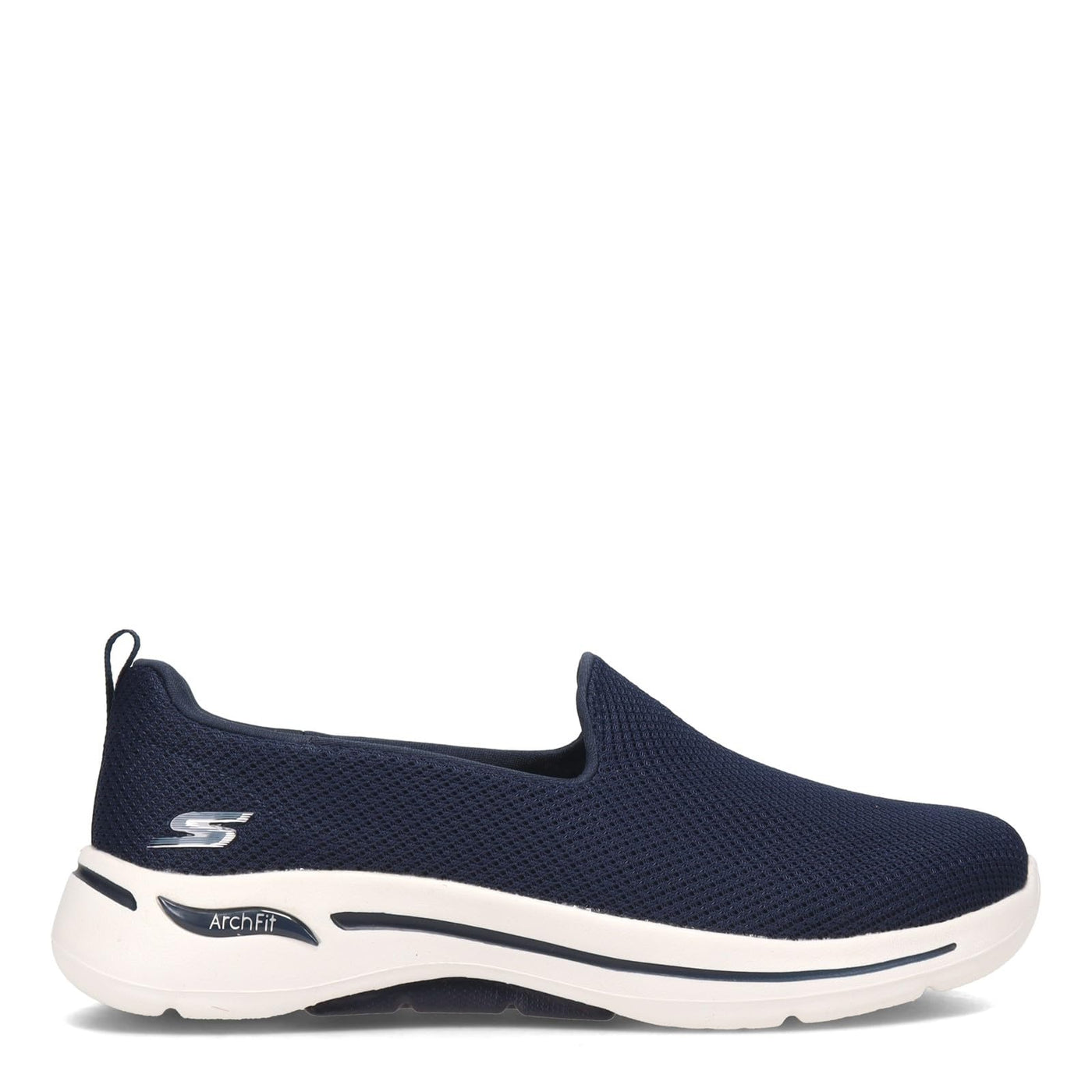 Skechers Women's Go Walk Arch Fit Grateful 8.5 Navy White