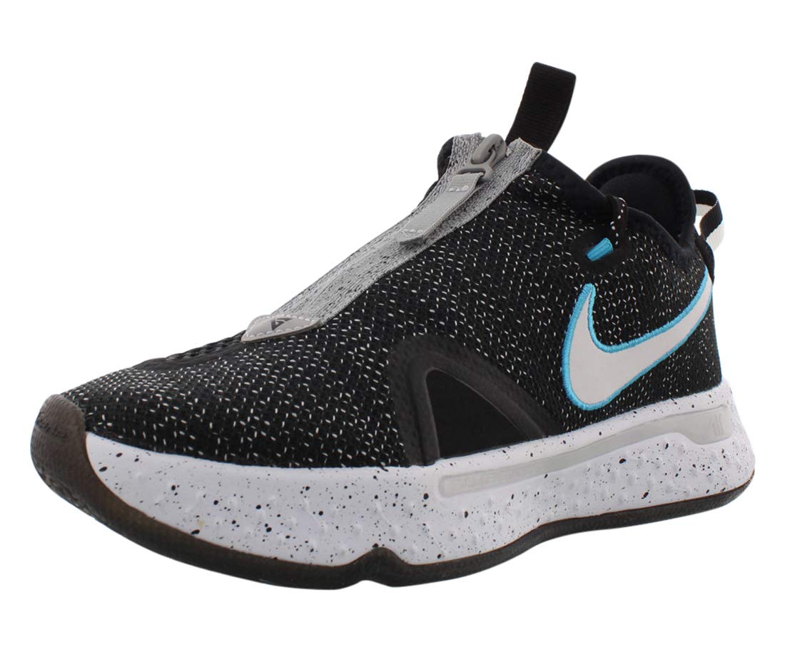 Nike Pg 4 Unisex Shoes Size 5, Color: Black/White/Wolf Grey