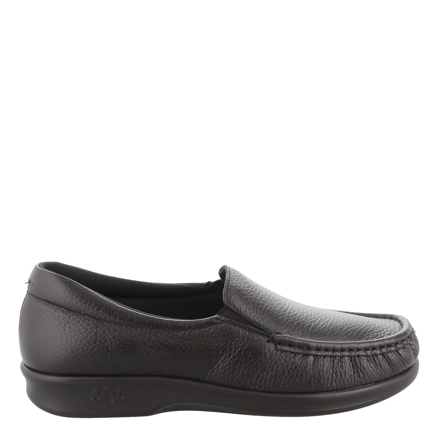 SAS Twin Slip On Comfort Loafer Black 7.5 N - Narrow (AA)