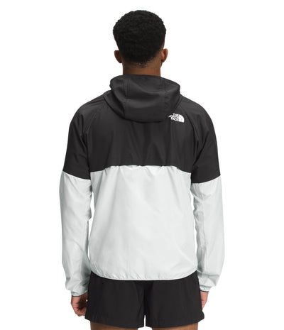 THE NORTH FACE Men's Flyweight Hooded Jacket, TNF Black/Tin Grey, X-Large