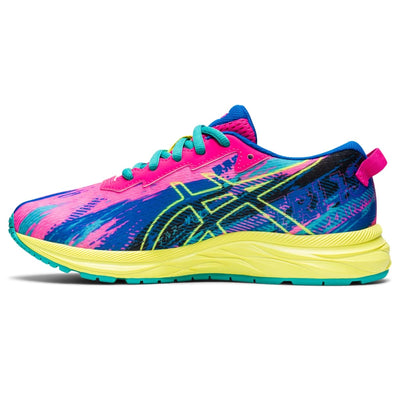 ASICS Kid's Gel-Noosa TRI 13 Grade School Running Shoes 5.5 Big Kid Pink Glo/Sour Yuzu