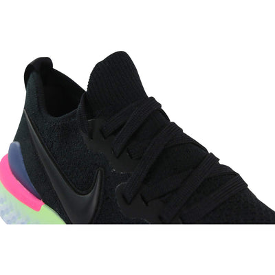 Nike Womens Epic React Flyknit 2 Running Trainers BQ8927 Sneakers Shoes (UK 2.5 US 5 EU 35.5, Black Sapphire 003)