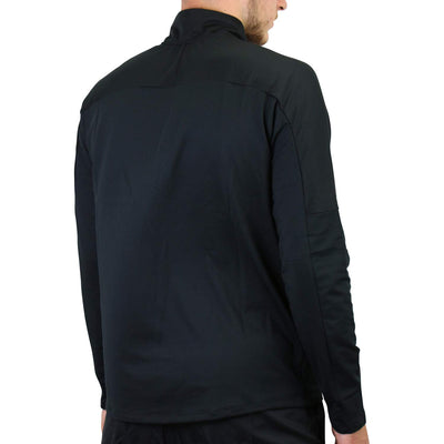 Nike Men's Dri-FIT Element Half Zip Running Top, Black/Reflective Silver, Medium