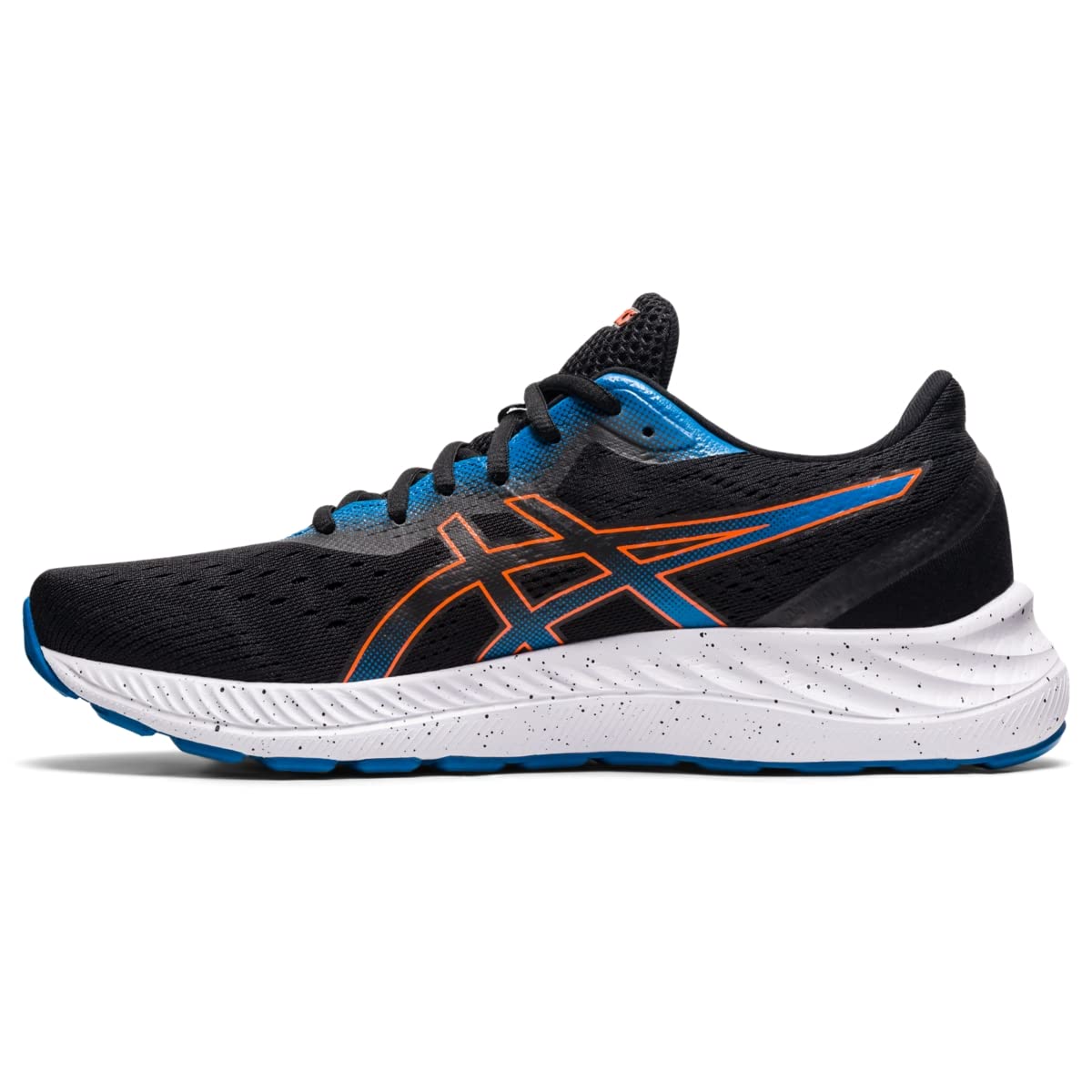 ASICS Men's Gel-Excite 8 Running Shoes, 9.5, Black/Marigold Orange