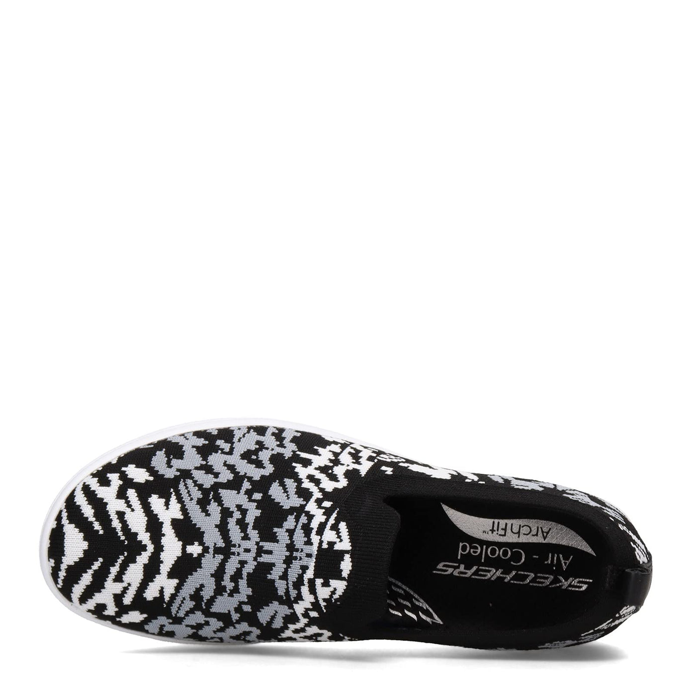 Skechers Arch Fit Cup - Fiercely Black/White 8.5 B (M)