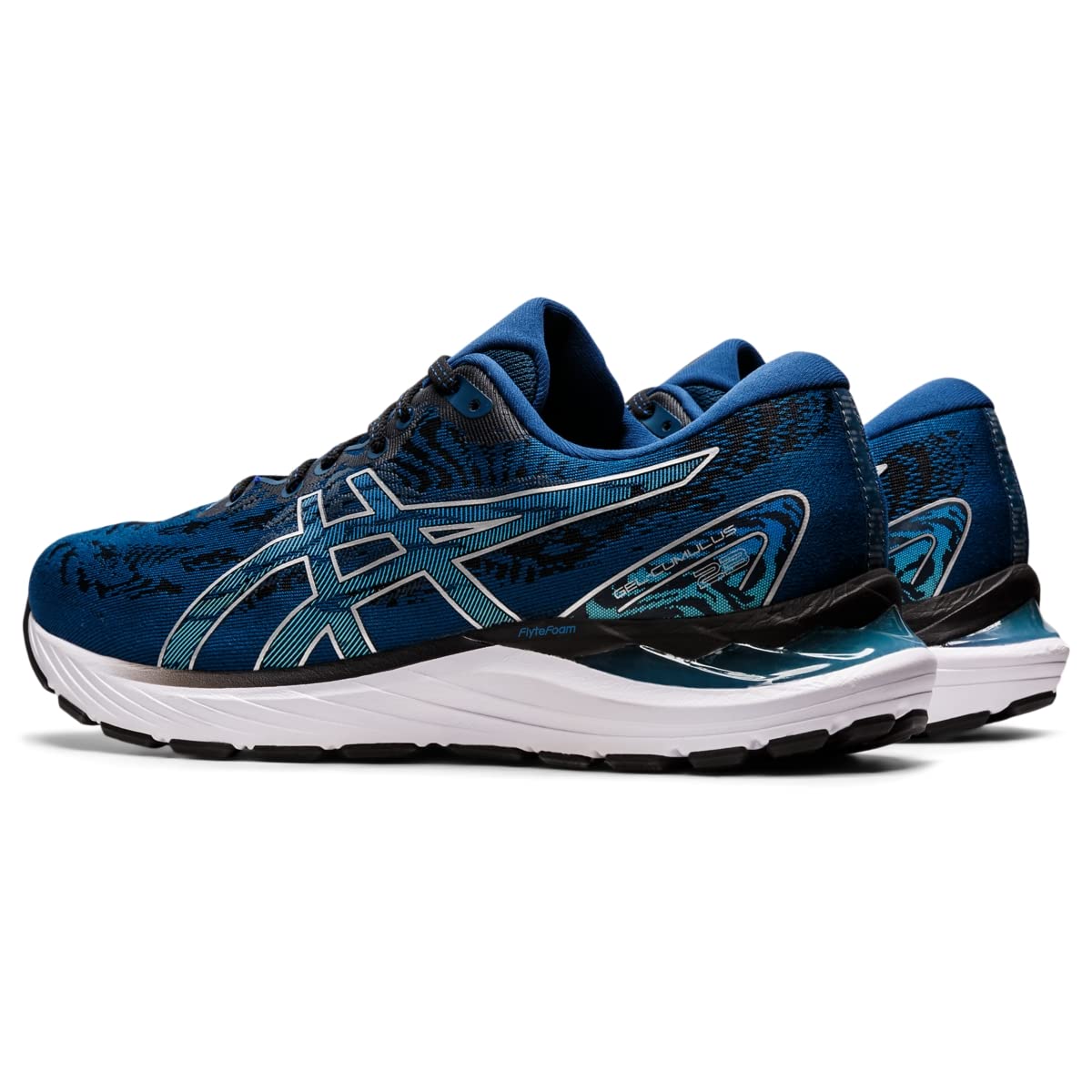 ASICS Men's Gel-Cumulus 23 Running Shoes, 10.5, MAKO Blue/Pure Silver