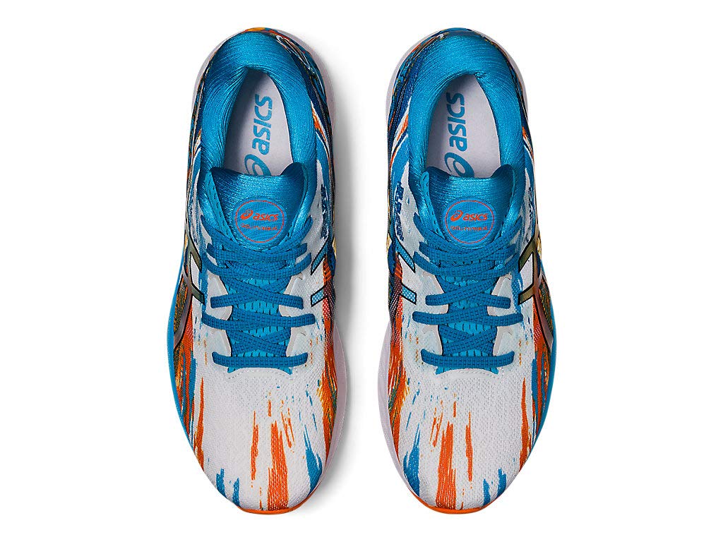 ASICS Gel-Nimbus® 23 Silver Aqua/Marigold Orange 8.5 D (M)