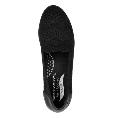 Skechers Women's Arch Fit Cleo Flex 9 Black/Black