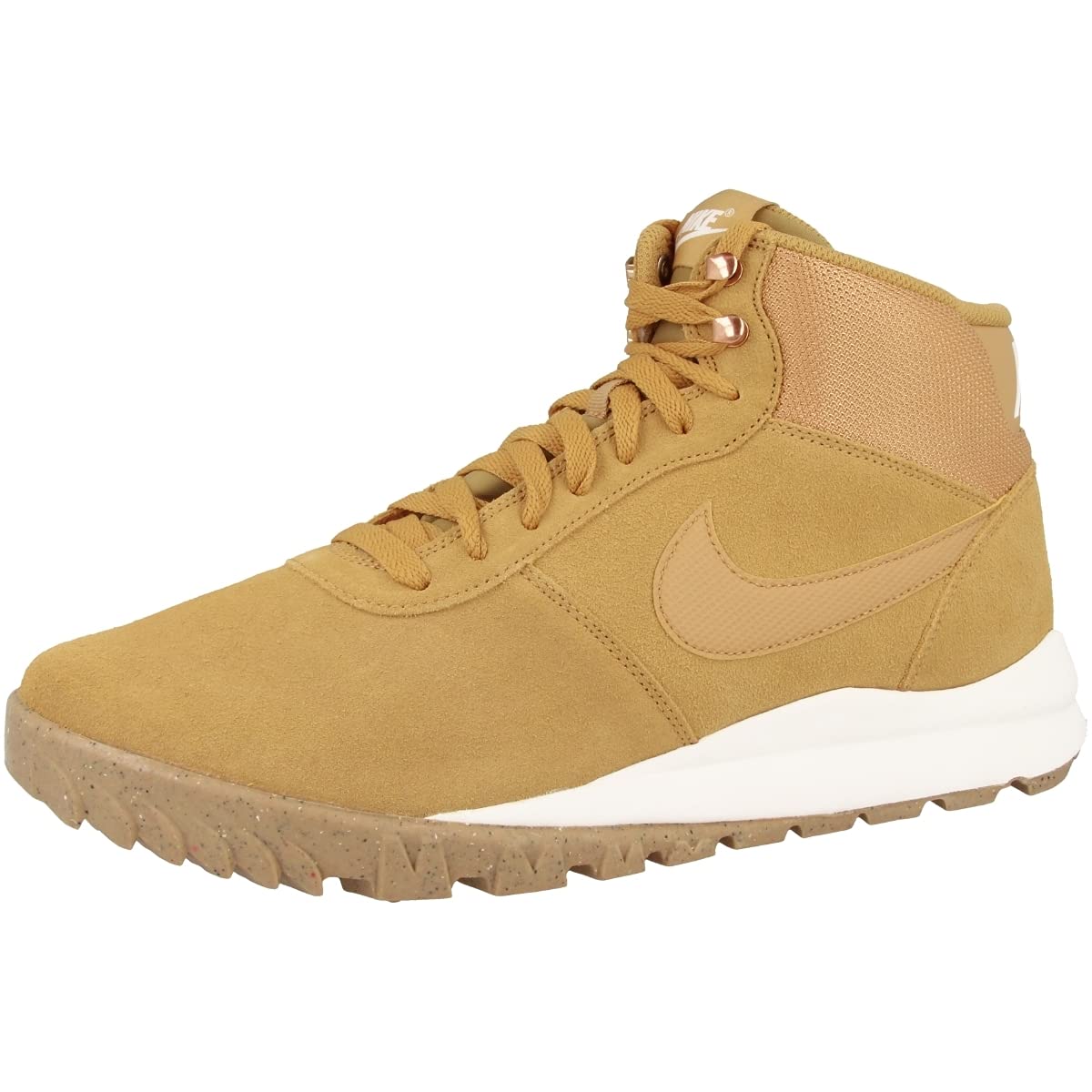 Nike Men's Hoodland Suede Shoe Haystack/Sail/Gum Light Brown Size 13 M US