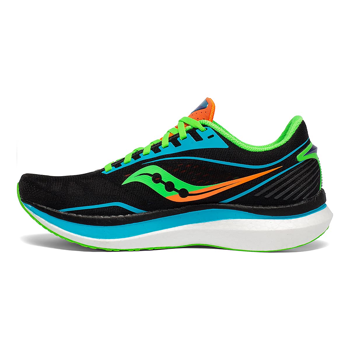 Saucony Men's Endorphin Speed, Black/Multi, 11.5 Medium