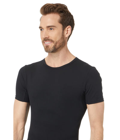 SPANX Cotton Spandex Crew Classic Black LG