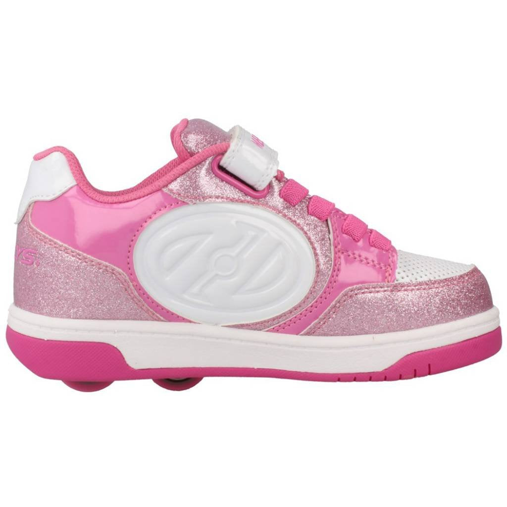 HEELYS Girl's Plus X2 (Little Kid/Big Kid) Light Pink/White 12 Little Kid M