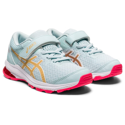 ASICS Kid's GT-1000 10 Pre-School Running Shoe, K11, Aqua Angel/Champagne