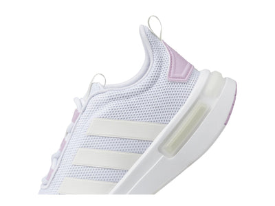 adidas Kids' Racer TR23 Lace-Up Sneaker 13 Little Kid White/White/Bliss Lilac