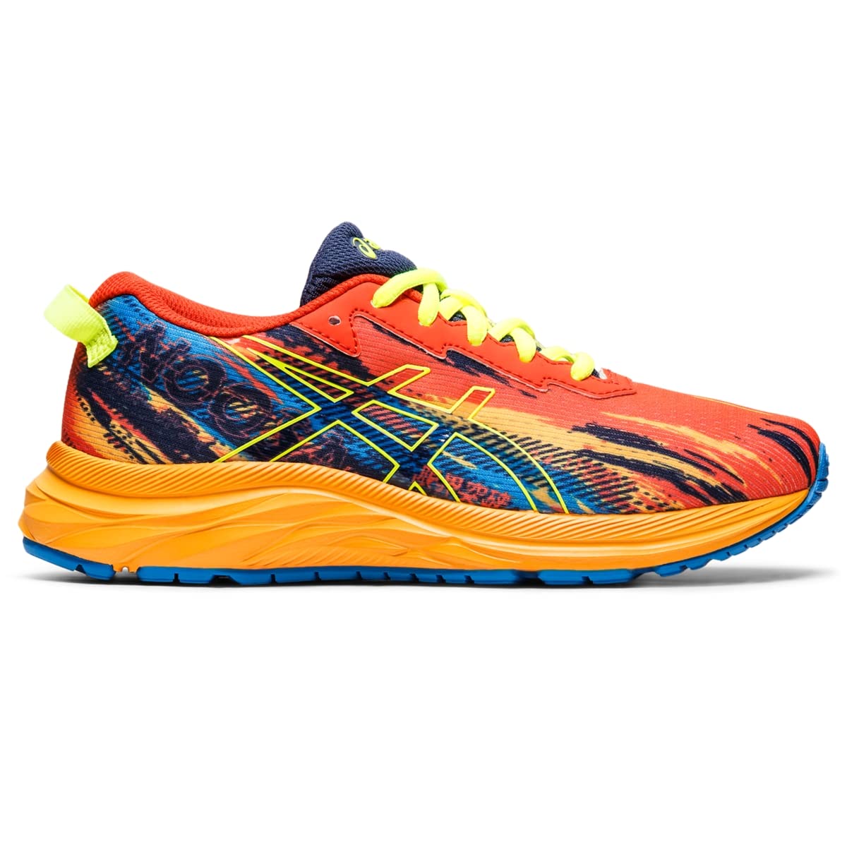 ASICS Kid's Gel-Noosa TRI 13 Grade School Running Shoes 2 Big Kid Cherry Tomato/Safety Yellow