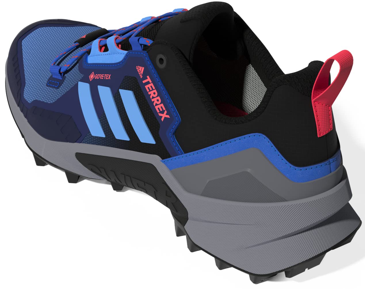 adidas Men's Terrex Swift R3 Gore-TEX Hiking Shoe, Blue Rush/Sky Rush/Core Black - 10