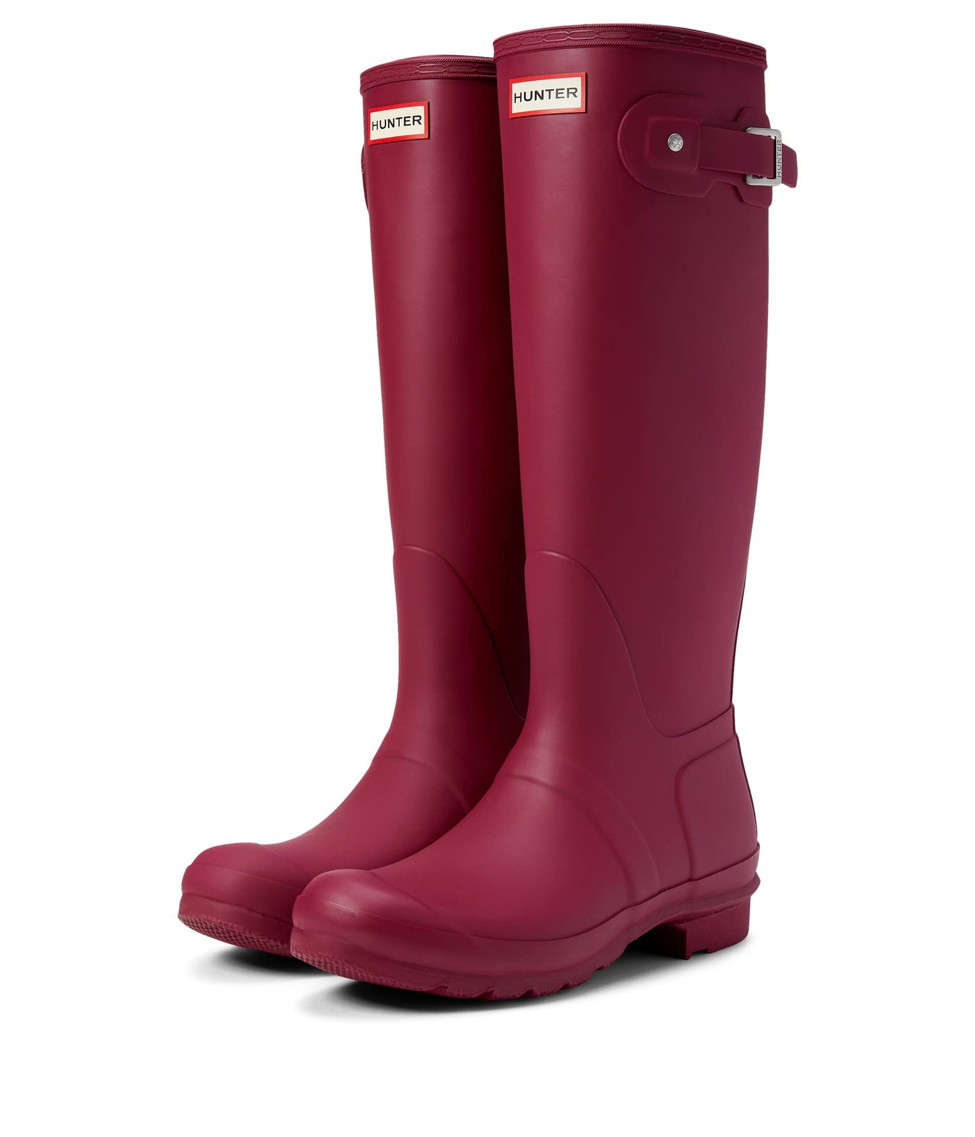 Hunter Original Tall Hayes Burgundy 10 M