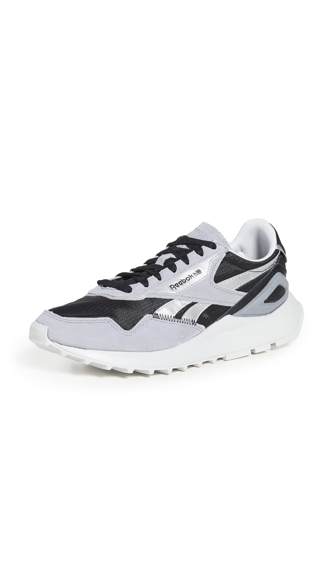 Reebok Men's Classic Leather Legacy AZ Sneakers, Cold Grey/Silver/Black, 8 Medium US