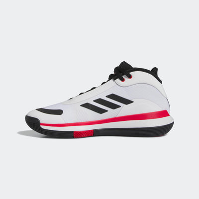 adidas Unisex Bounce Legends Sneaker, White/Core Black/Bright Red, 7.5 US Men