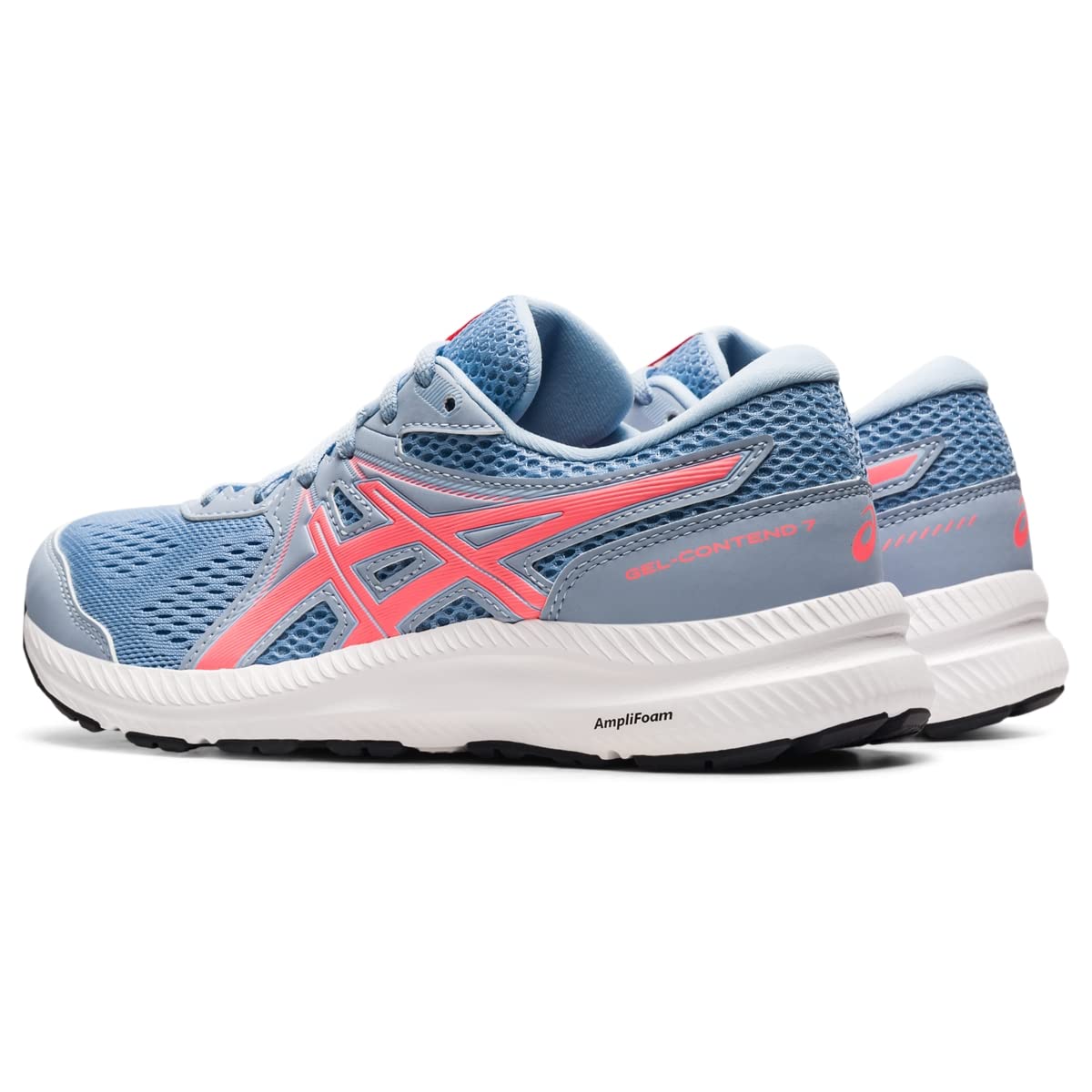 ASICS Women's Gel-Contend Running Shoes, 12, Mist/Blazing Coral